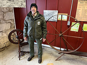 park ranger in musem